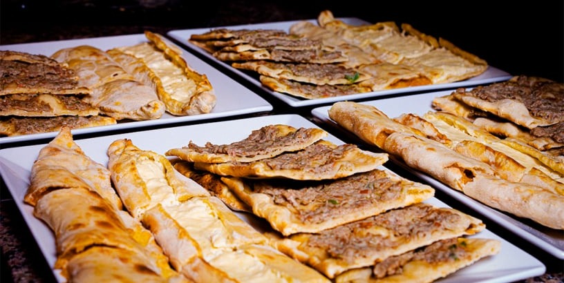 Les pidés accompagnés de la salade du Maître